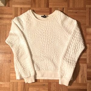 Textured Sweatshirt